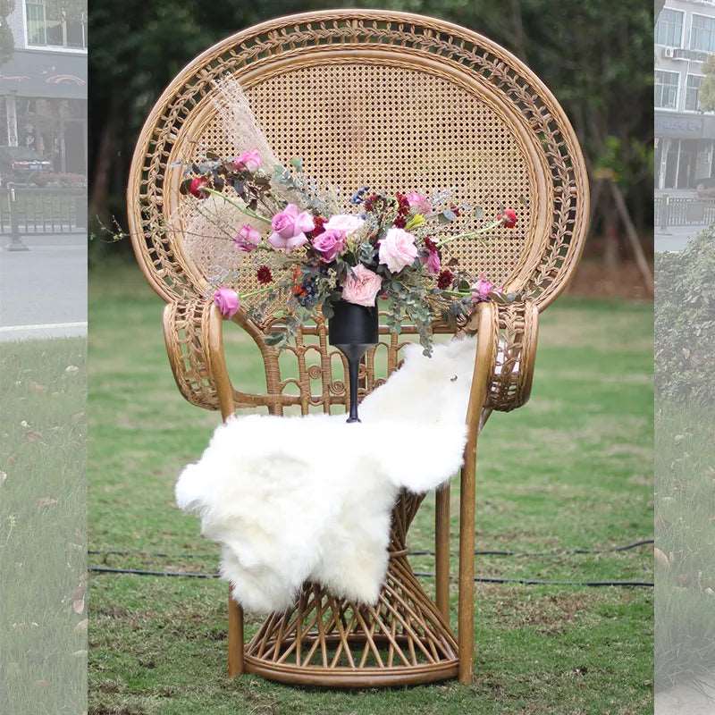 BOHO Queen Peacock Chair