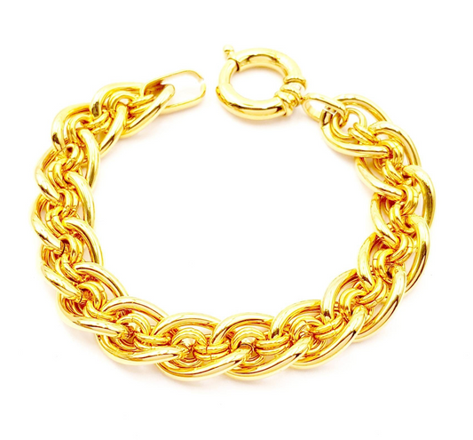 Stainless Steel Gold Chain Bracelet